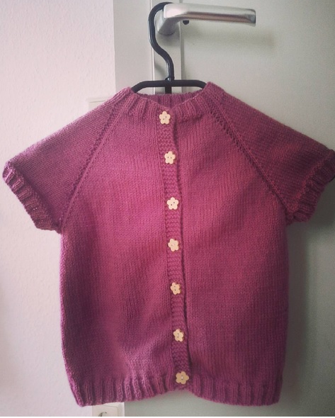 First Knitted Cardigan
